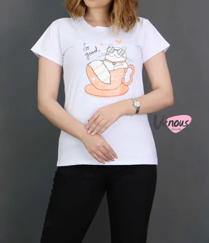 تیشرت طرح CAT