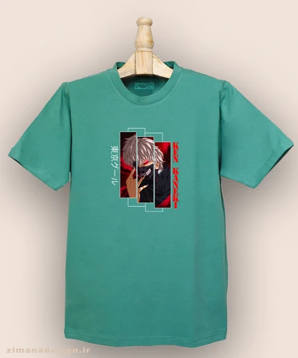 تیشرت مردانه و زنانه طرح توکیو غول شخصیت کانکی کد 914