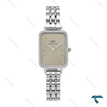 ساعت زنانه دنیل ولینگتون مستطیلی سیلور صفحه طوسی DW-8023-L