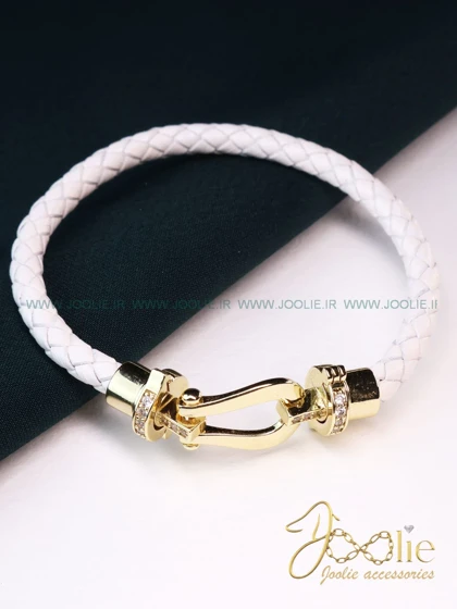 دستبند زنانه چرمی امگا کد B2187