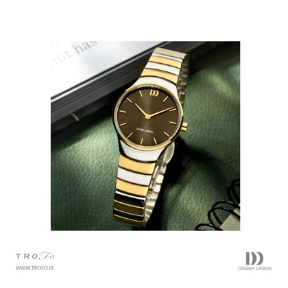 ساعت مچی عقربه ای زنانه دنیش دیزاین (Danish design) مدل IV59Q1293 Jolie Two-Tone Anthracite
