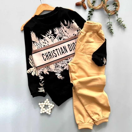 بلوزشلوار اسپرت طرح کیریستین دیور