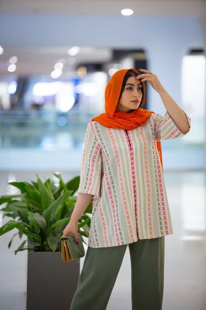 مانتو کنفی طرحدار السا