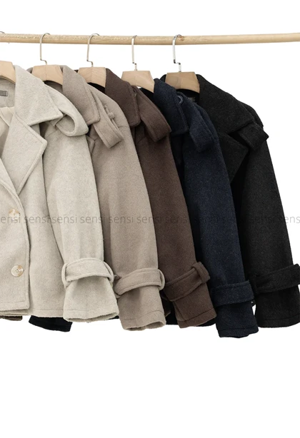 کراپ کت موهری آستر دار کد1004967