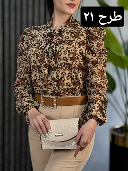 شومیز آستین پف کد 1767