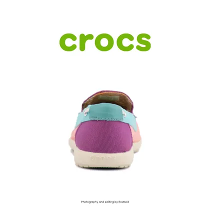 لوفر زنانه کراکس - Crocs Walu Loafer Viola/Melon