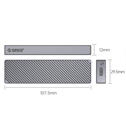 باکس هارد M.2 NVMe اوریکو ORICO مدل M212C3-G2 با رابط Type-C