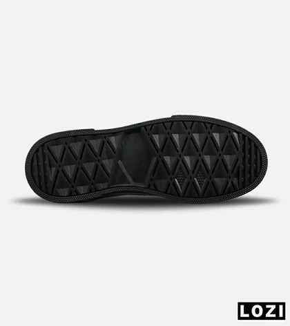 کفش کتانی مردانه مشکی BERSHKA مدل 7673