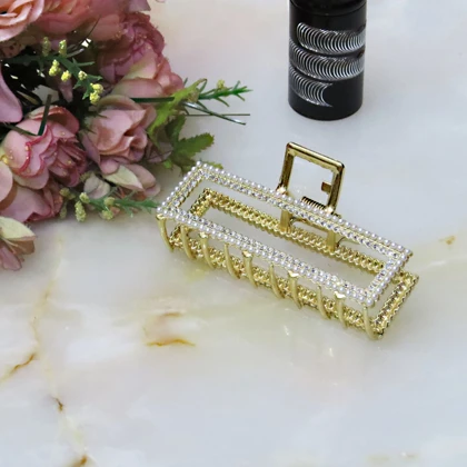 کلیپس مو زنانه مدل نگین و مروارید