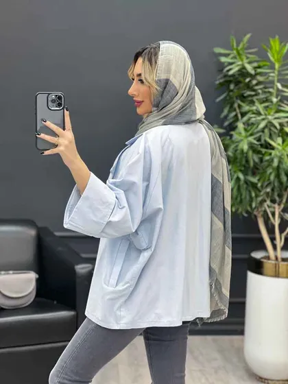 مانتو ژیله دکمه دار
