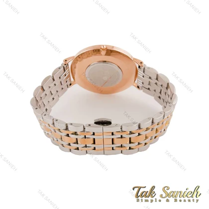 ساعت دنیل ولینگتون مردانه دورنگ رزگلد صفحه سبز DW-4721-G