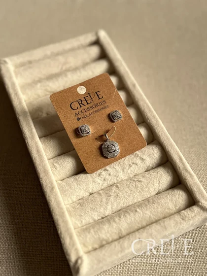 نیم ست نگینی ژوپینگ