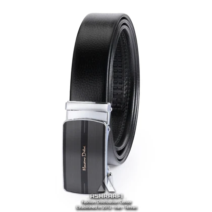 کمربند مردانه ریلی Massimo Dutti Leather Ratchet Belt BL86