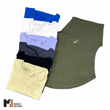 تیشرت زنانه نایک پارچه فلامنت کد 4045