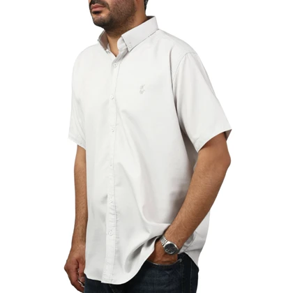 پیراهن آستین کوتاه ساده مردانه برند مد مدل 14112197