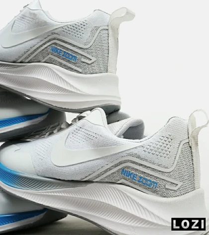 کفش کتانی مردانه و زنانه سفید Nike air zoom مدل 4326
