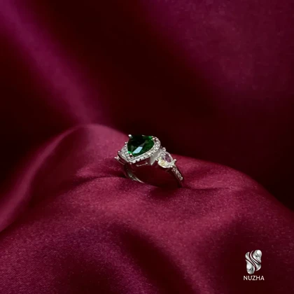 انگشترنقره زنانه کدanz1114