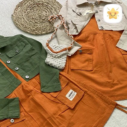 کت سارافون دخترانه KOTON لینن