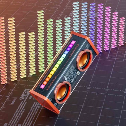 اسپیکر بلوتوثی پرووان ProOne مدل PSB4117 با نورپردازی RGB