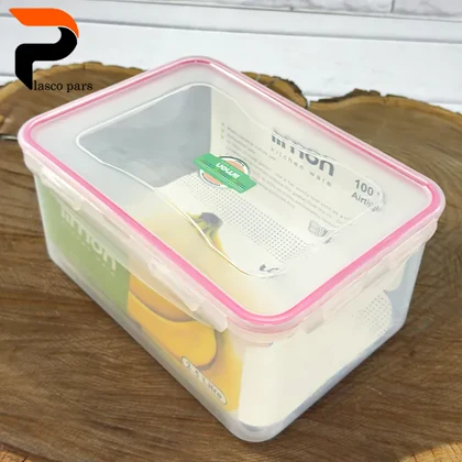 ظرف فریزری مستطیل 2.5 لیتری لیمون