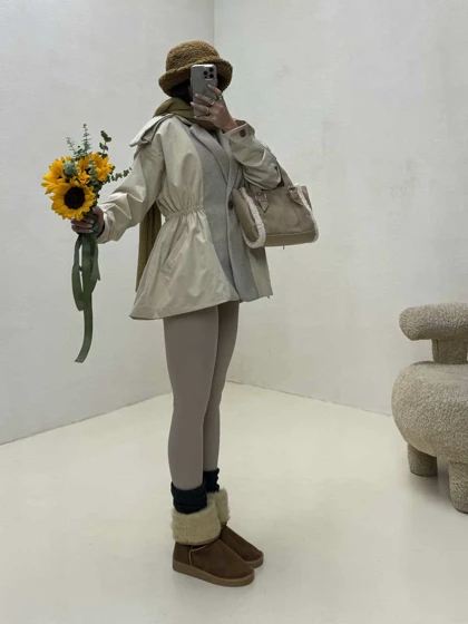 کت ترکیبی کمرکش
