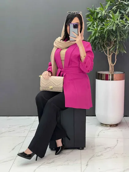 مانتو کتی کمردار