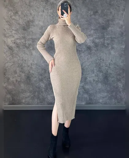 پیراهن بافت بغل چاک