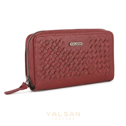 کیف پول زنانه چرم یلسان مدل غزال کد 051-BF