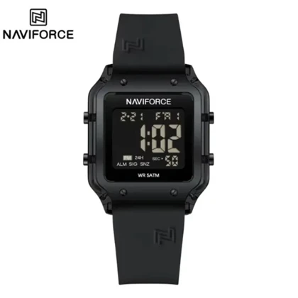 ساعت دیجیتال نیوی فورس مدل NF7120 بند رابر مشکی مدل m-10385