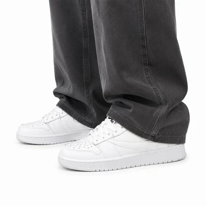 کفش کتانی مردانه مدل نایکی ترویس سفید تمام Nike travis