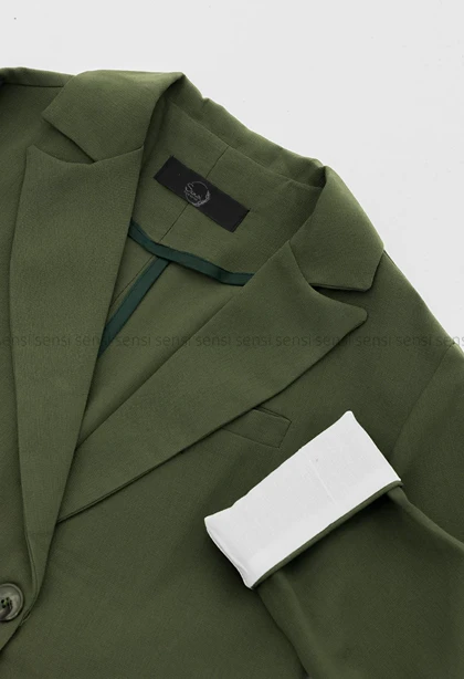 کت دوکمه لینن کد1004187