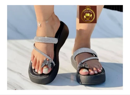 صندل مصری نگینی انگشتی زنانه