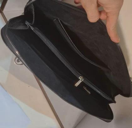 فولدر چرم طبیعی