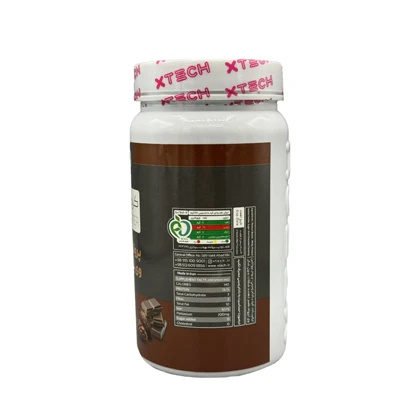 کره بادام زمینی ایکس تک حاوی ایزو وی طعم دبل چاکلت 1300 گرمی