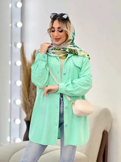 مانتو دو جیب پیله