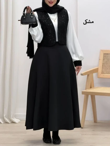 3983- ست سه تیکه مزونی سروناز