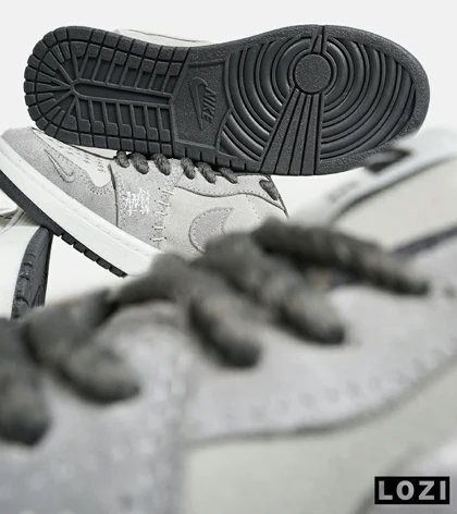 کفش کتانی مردانه و زنانه طوسی NIKE jordan Vodoo