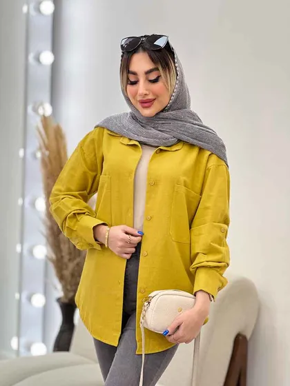 مانتو دو جیب ترنگ