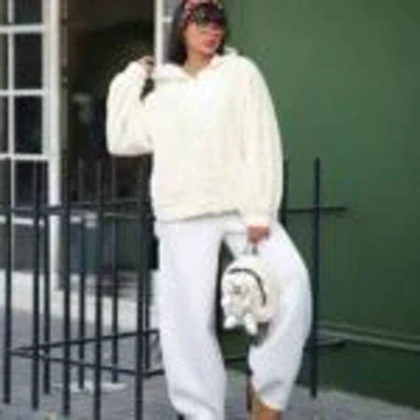 هودی دخترانه تدی با کیف آوات