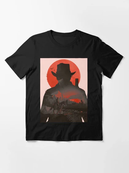 تیشرت بازی Red Dead Redemption | تیشرت رد دد ریدمپشن طرح Red Dead Redemption Heist edition کد 159958