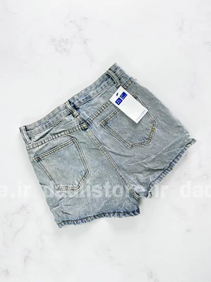 شورتک کوتاه جین پاچه پاکتی فانتزی میکی موس