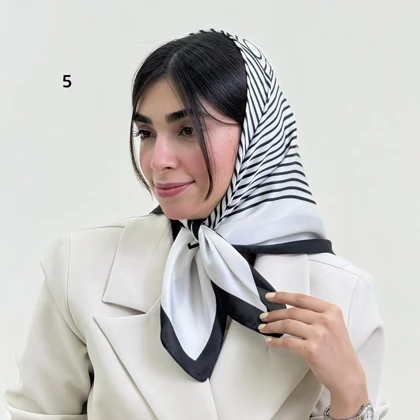 مینی اسکارف زنانه ساتن ابریشم | آی بولک