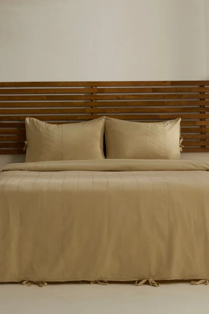 سرویس روتختی دو نفره Karaca Home مدل Carmine پنبه - بژ