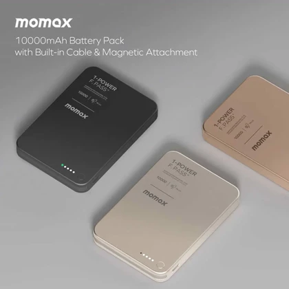 پاور بانک 10000 تایپ‌سی 30 وات مومکس Momax IP158 با قابلیت اتصال مگنتی به گوشی