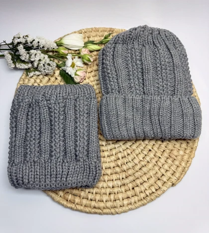 کلاه و شال گردن پسرانه و مردانه کد 688 و 686 قسطی
