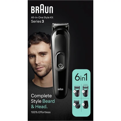 ماشین اصلاح شارژی براون Braun مدل MGK3410 شش کاره