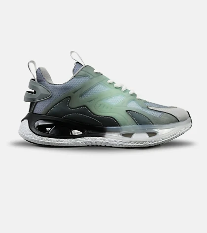 کفش کتانی مردانه سبز خاکستری مشکی ADIDAS Customize Run