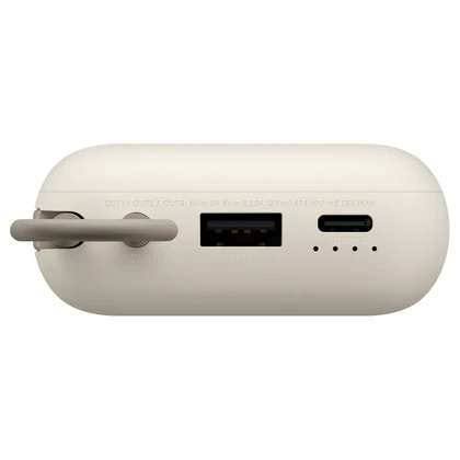 پاوربانک شیائومی 10000 میلی‌آمپر ساعت 22.5 وات مدل P15ZM با کابل USB-C داخلی