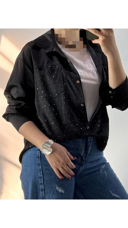 شومیز دوتیکه سیلک زنانه 90768