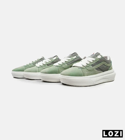 کفش اسنیکرزمردانه سبز طوسی ونس VANS